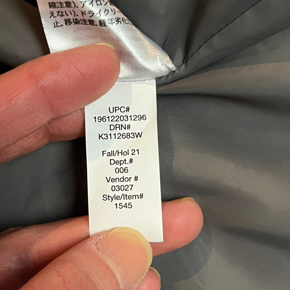 Eddie Bauer Rain Jacket Womens 1X Purple WeatherEdge Girl On The Go Trench 1545 - Picture 7 of 12